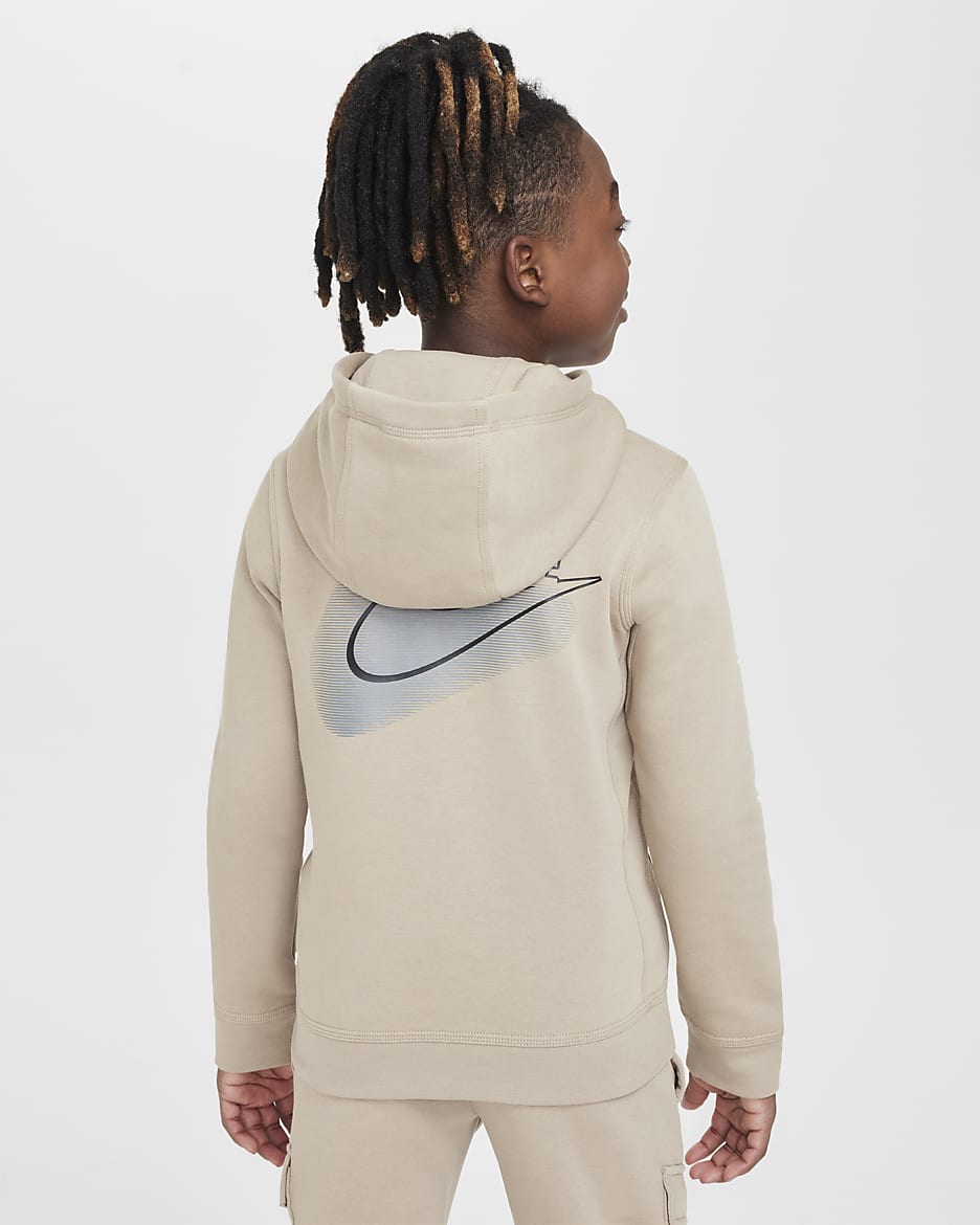 Nike Sportswear Standard Issue Older Kids Boys Fleece Pullover Hoodie